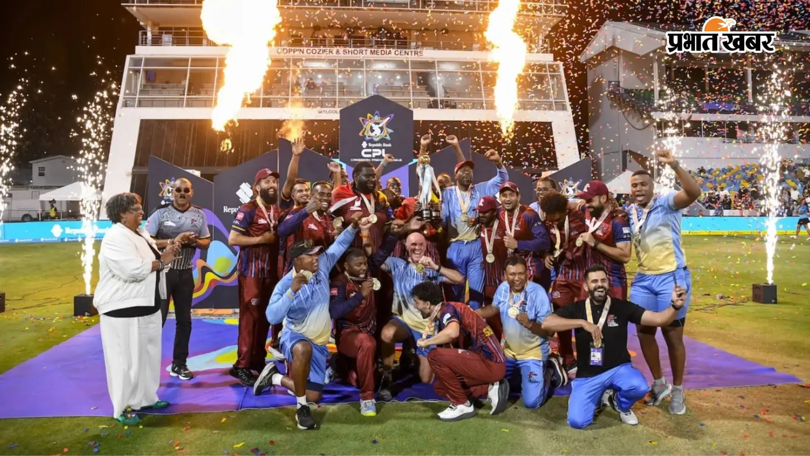 CPL 2026 Final में 4 पाकिस्तानियों का जलवा, एंटीगुआ एंड बारबुडा फाल्कॉन्स ने पहली बार जीता खिताब