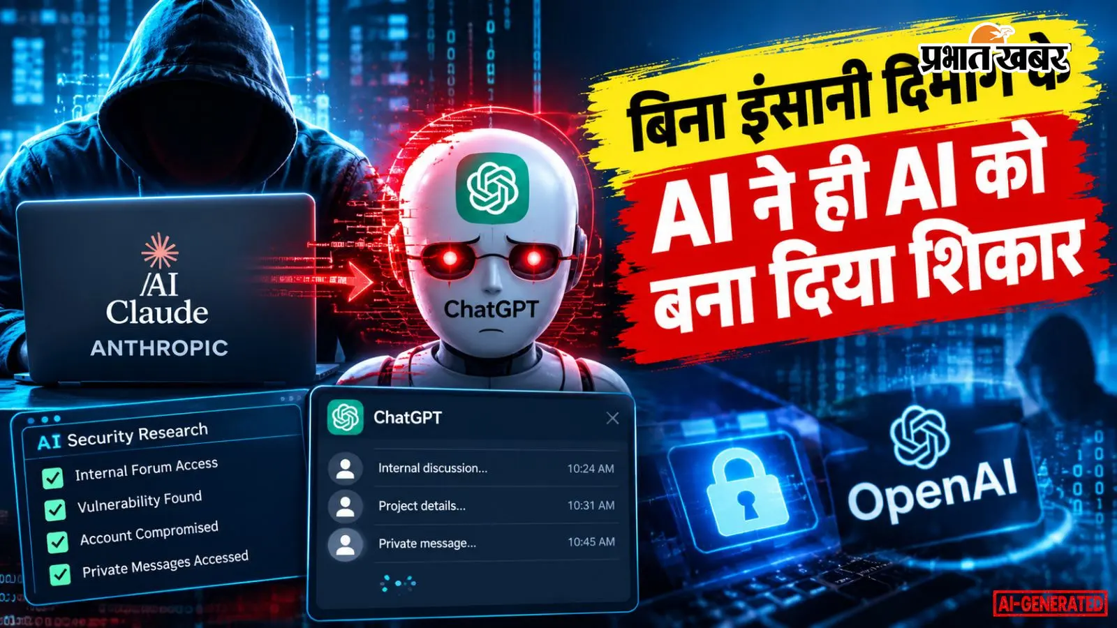 AI Vs AI : एंथ्रोपिक के AI ने खोजी OpenAI की सबसे बड़ी कमजोरी; 6,500 डॉलर देकर कंपनी ने सुधारी अपनी भूल