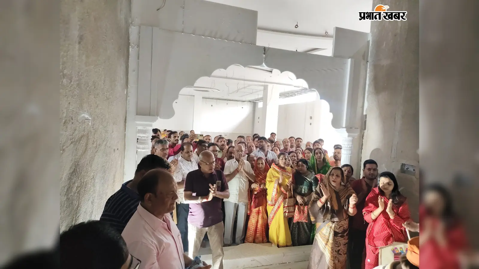 हजारीबाग में बाबा श्याम मंदिर के सिंहासन की रखी गयी नींव, भक्तों ने की भव्य धाम की अरदास