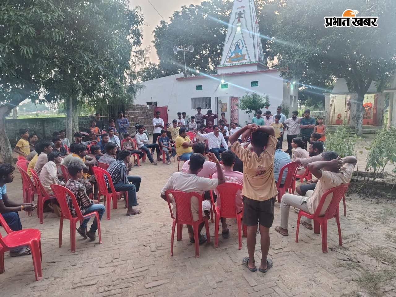 भगवानपुर में महावीरी अखाड़ा को लेकर शांति समिति की बैठक | Prabhat Khabar Network