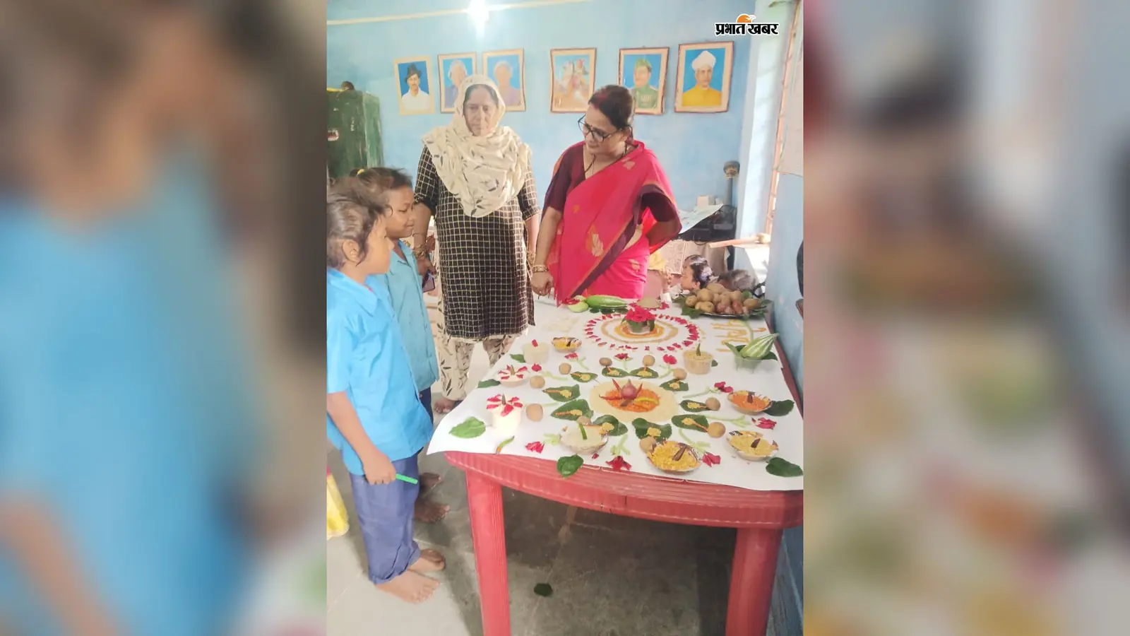 सहरसा के रजौरा स्कूल में बच्चों ने उत्साह से मनाया पोषण माह, सीखी सेहत की बातें
