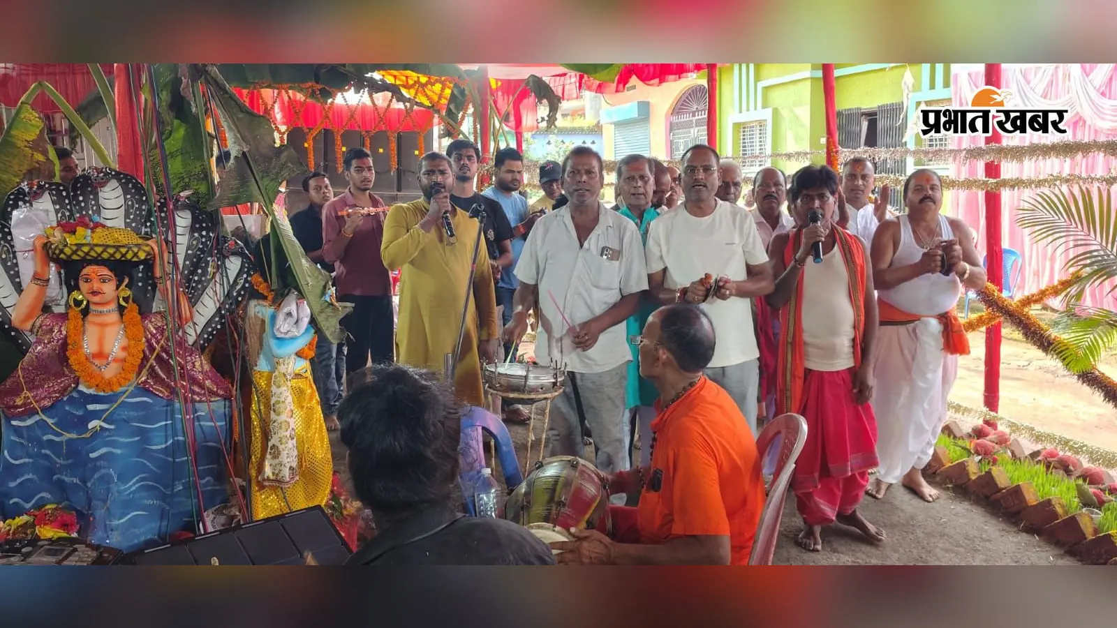सांडी में 48 घंटे के अखंड हरिकीर्तन का समापन, हवन के बाद श्रद्धालुओं ने ग्रहण किया प्रसाद