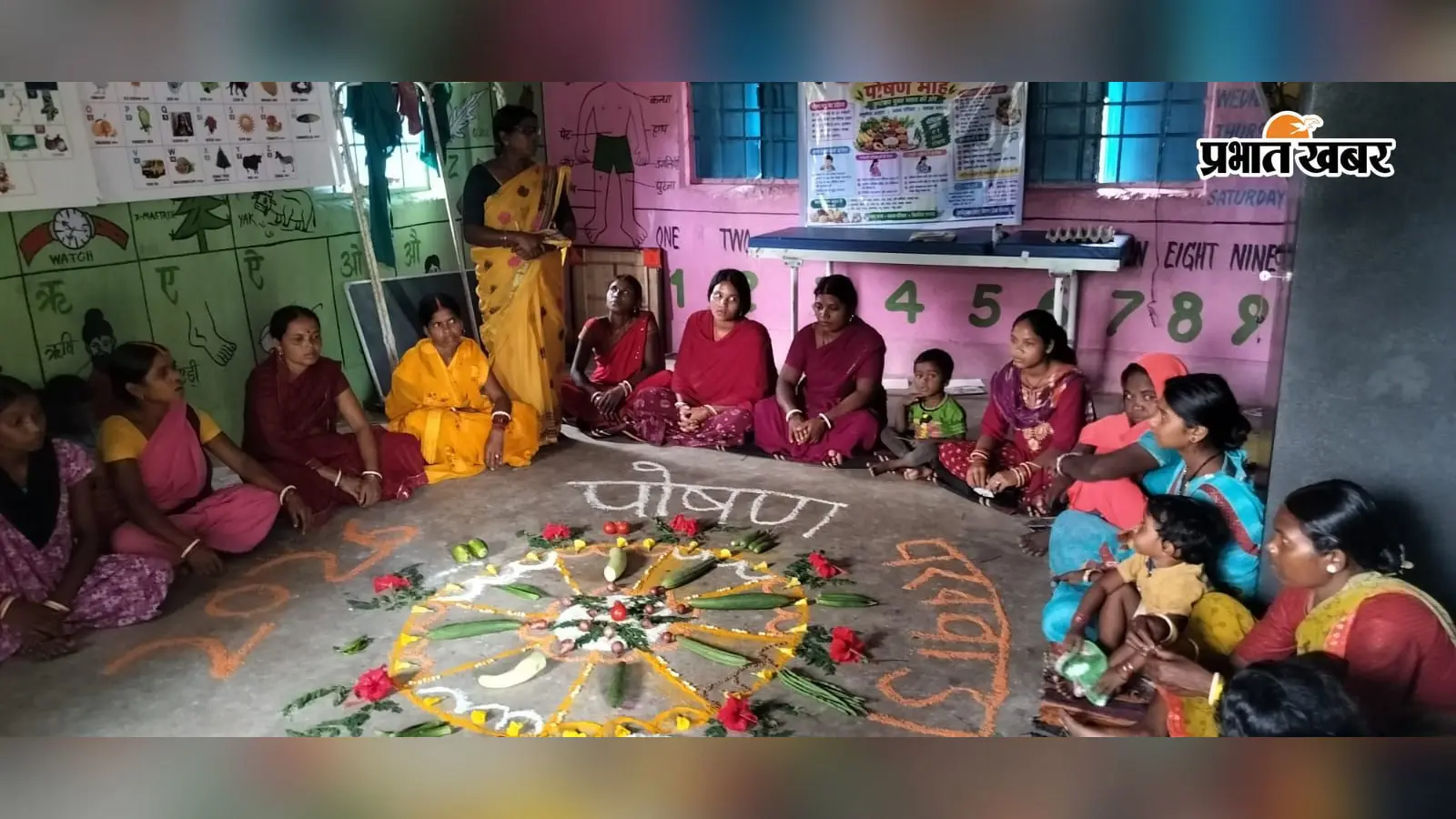 पोषण माह में महिलाओं और बच्चों को संतुलित आहार के प्रति किया जागरूक