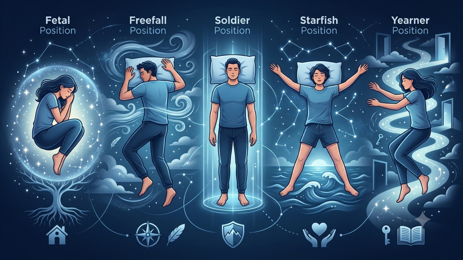 sleeping position personality traits