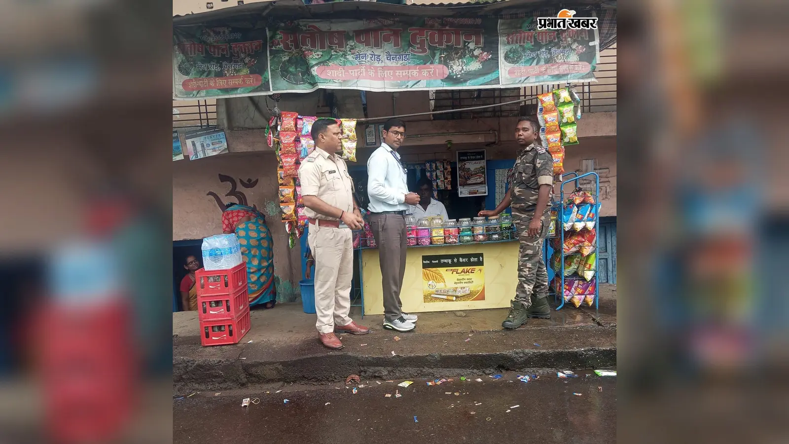 तंबाकू दुकानों पर चला छापामारी अभियान, नियम तोड़ने वालों से वसूला जुर्माना