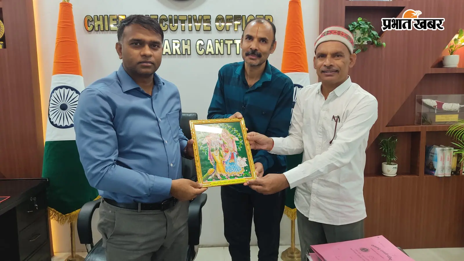 किला मंदिर की सीढ़ियों से मुख्य सड़क तक बिछा फेवर ब्लॉक, समिति ने जताया आभार