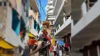 नौ दिवसीय अखंड सीताराम नाम जाप अनुष्ठान का समापन, हाथी पर सजे राम दरबार की झांकी रही आकर्षण का केंद्र