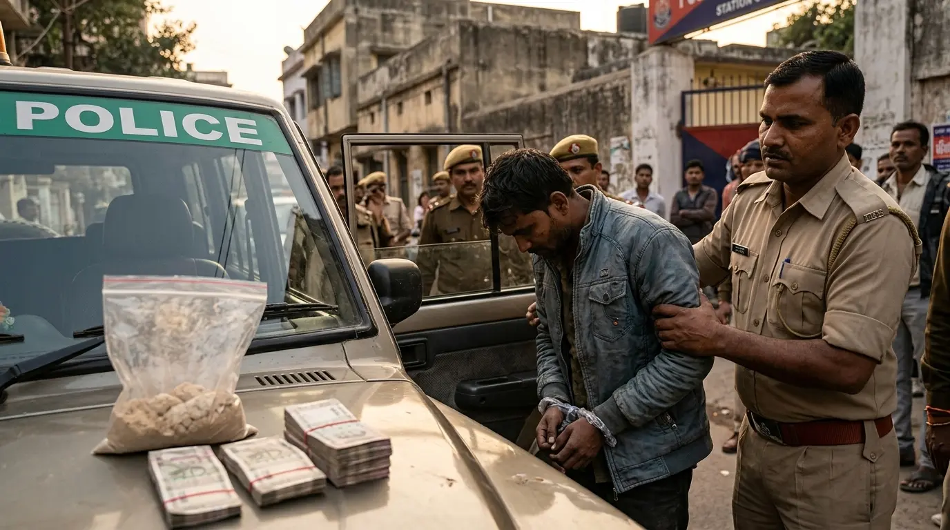 पटना: पुलिस को चकमा देकर भागने वाला स्मैक तस्कर ऑटो चालक गिरफ्तार, 593 ग्राम स्मैक किया था जब्त
