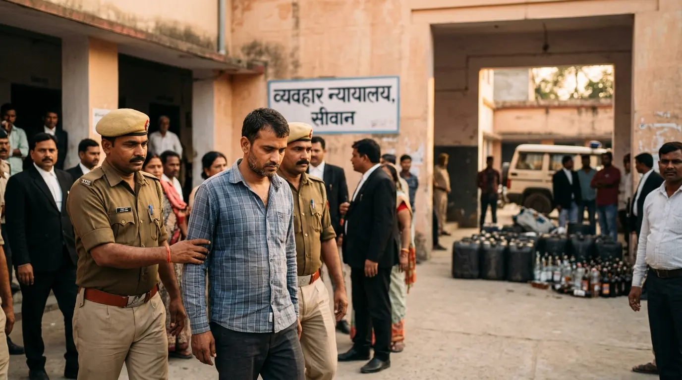 गोपालगंज में 835 लीटर शराब के साथ पकड़े आरोपी को 10 साल की सजा, 2 लाख रुपये जुर्माना