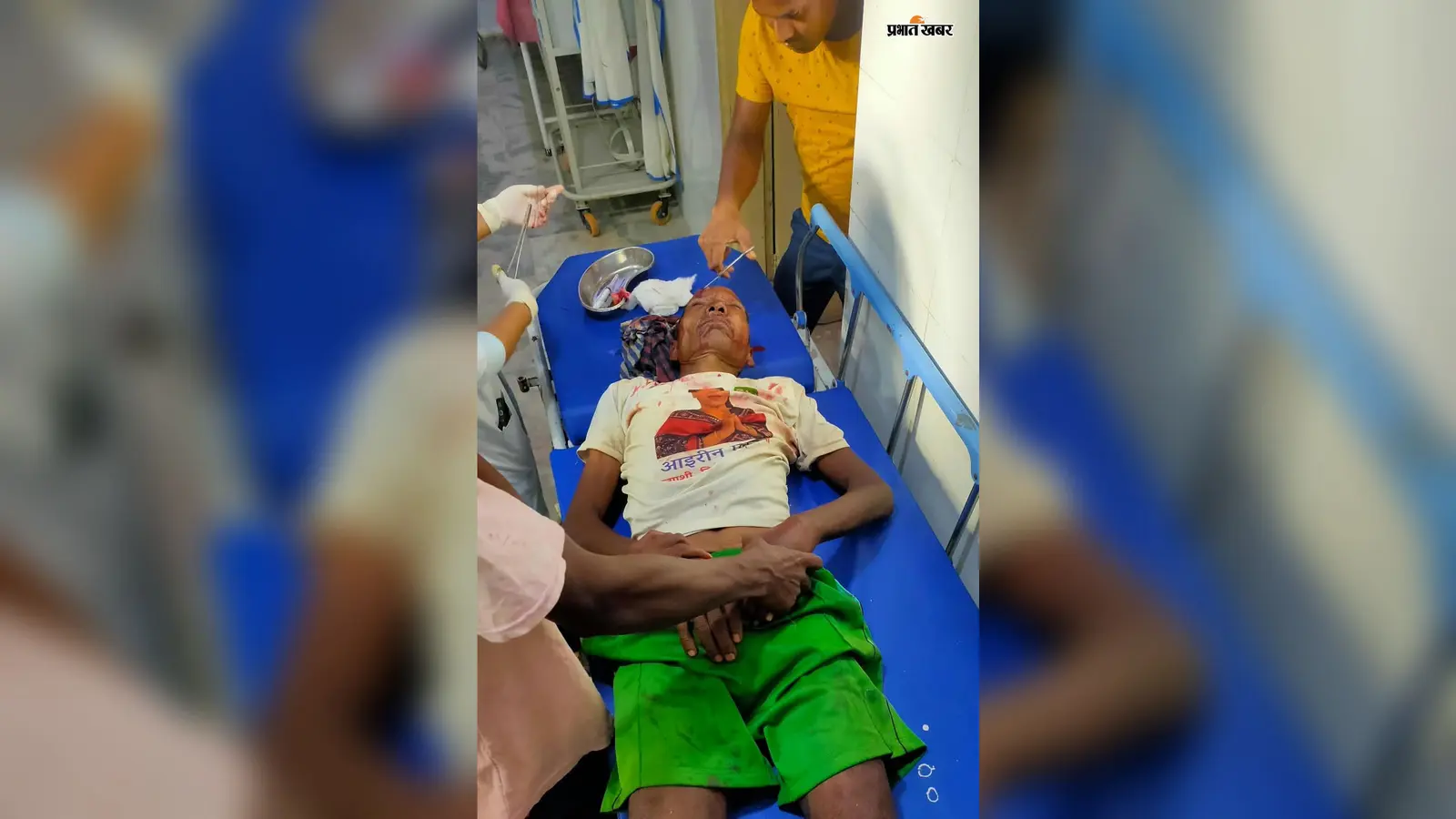 बाघचट्टा में सड़क किनारे खड़े दो लोगों को अज्ञात वाहन ने मारी टक्कर, एक की मौत