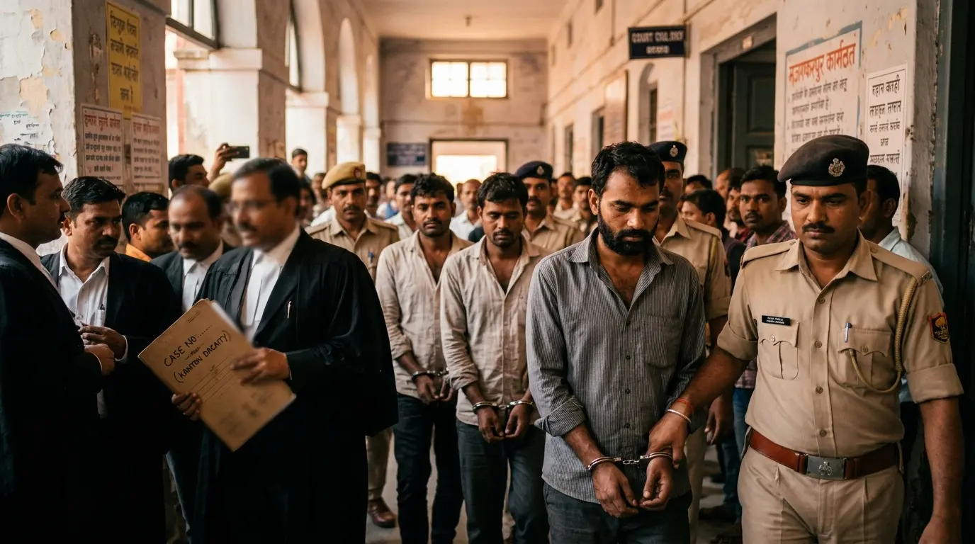 कोर्ट का बड़ा फैसला: कांटी में 27.42 लाख की डकैती मामले में पांच दोषियों को उम्रकैद, भारी जुर्माना