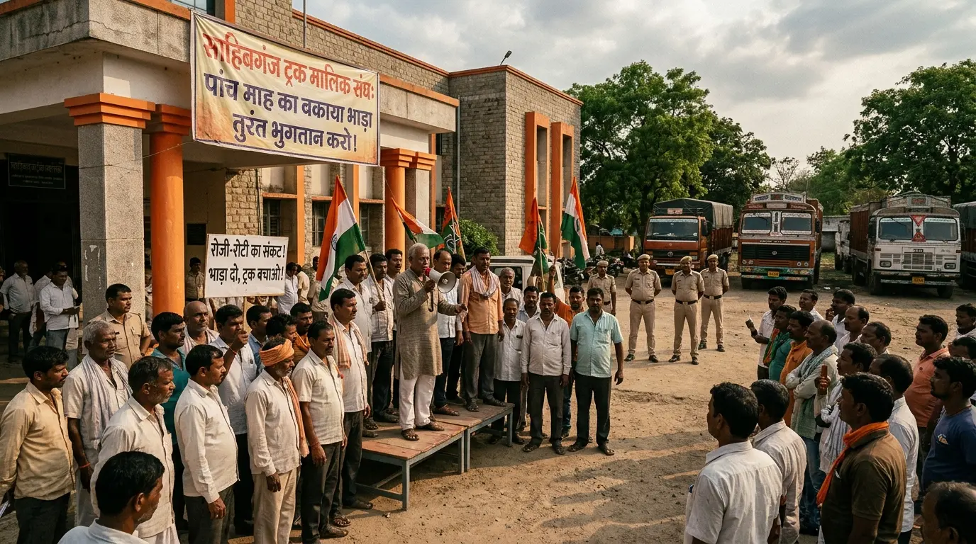 पांच माह से नहीं मिला ढुलाई का भाड़ा, साहिबगंज के ट्रक मालिकों ने लगायी गुहार