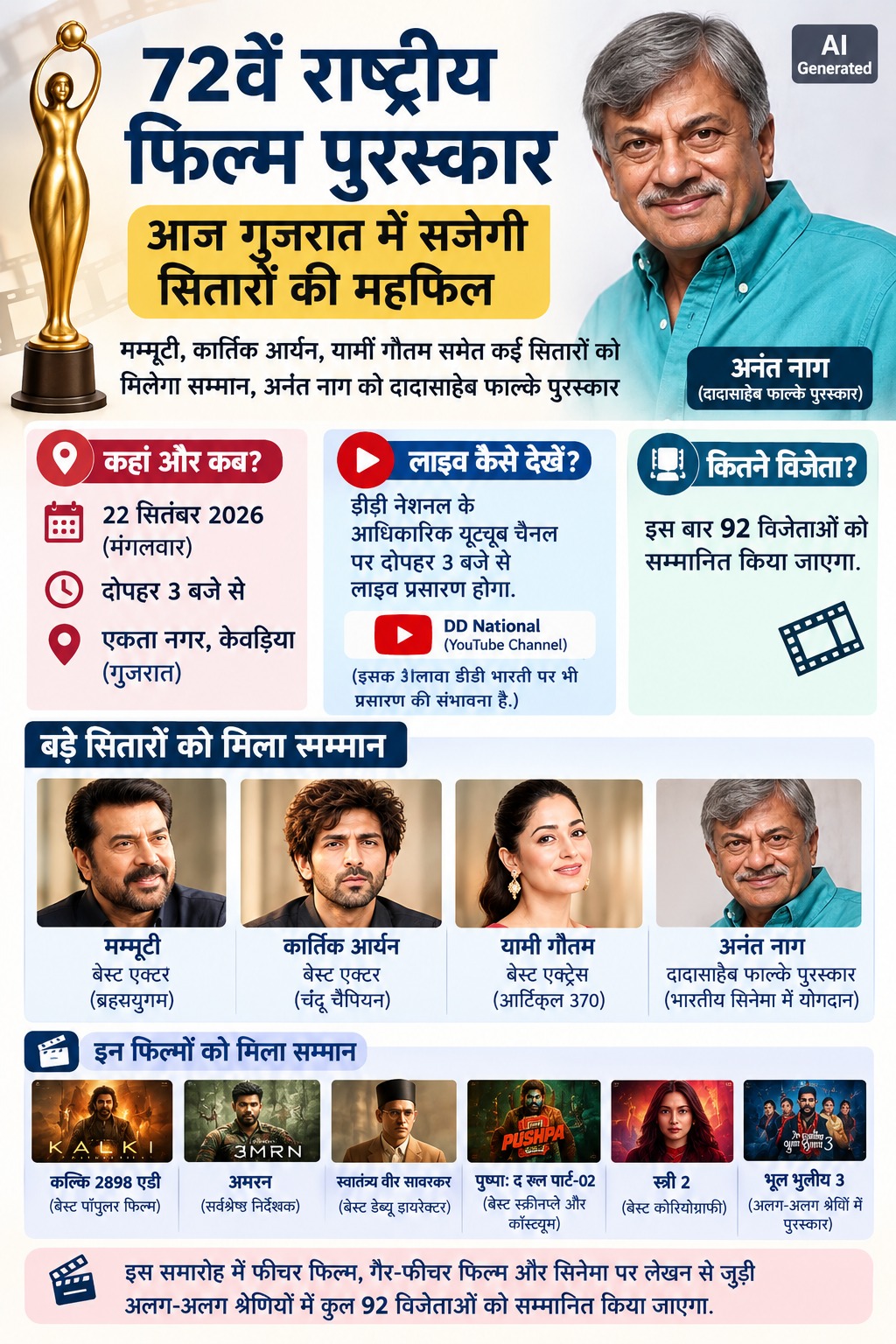 72 नेशनल फिल्म अवॉर्ड्स