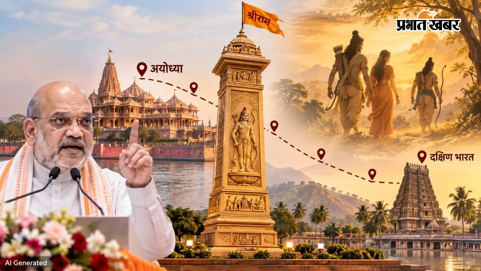 अयोध्या से दक्षिण भारत तक बदलेगी 'राम वनगमन' के इन स्थलों की पहचान, 27 सितंबर को नई दिल्ली में अमित शाह करेंगे इस खास अभियान का शुभारंभ