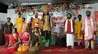 लाल साड़ी में ‘सजनी कमाल लगई छी’ पर थिरके कलाकार, शाहपुर में लोक संस्कृति के रंगों से सजा नाट्य महोत्सव