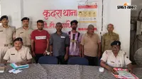 कैमूर में कुदरा पुलिस का मद्यनिषेध अभियान: नशे में हंगामा कर रहे चार पियक्कड़ों को किया गिरफ्तार, भेजा गया जेल