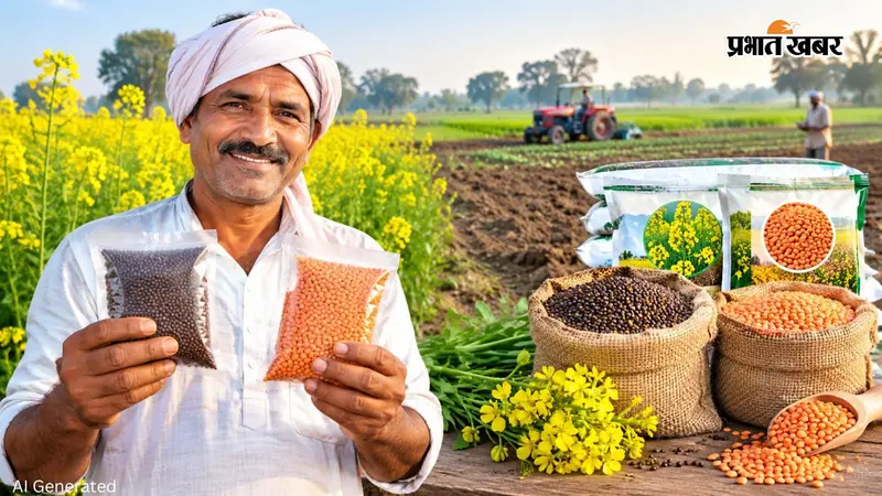 किसानों को मुफ्त मिलेंगे सरसों-मसूर के बीज