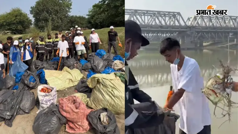 मध्य प्रदेश के बाद अब दिल्ली में बिट्टू तबाही का सफाई अभियान, यमुना से 1 दिन में 585 KG कचरा निकाला