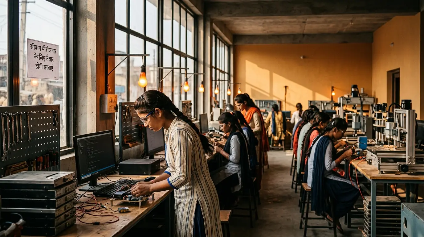 सीवान में रोजगार के लिए तैयार होंगी छात्राएं, दो सप्ताह के प्रशिक्षण में सीखे आधुनिक कौशल
