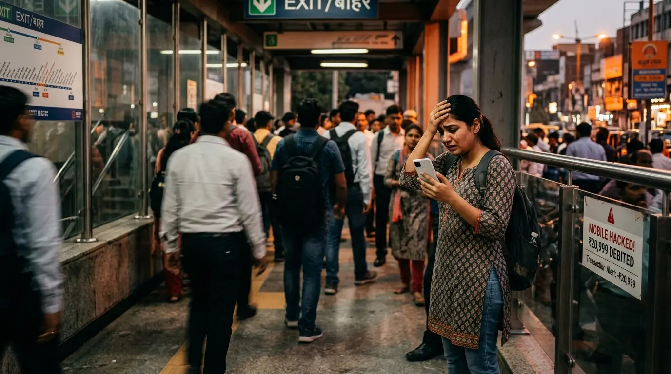 फ्री मूवी एप का लिंक टच करना पड़ा महंगा, मोबाइल हैक कर खाते से उड़ाये 20,999 रुपये
