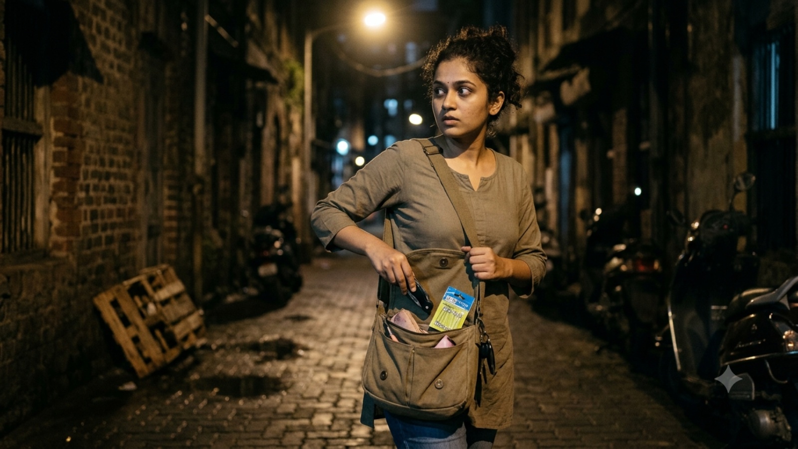 छोटा फोल्डिंग चाकू या सेफ्टी पिन