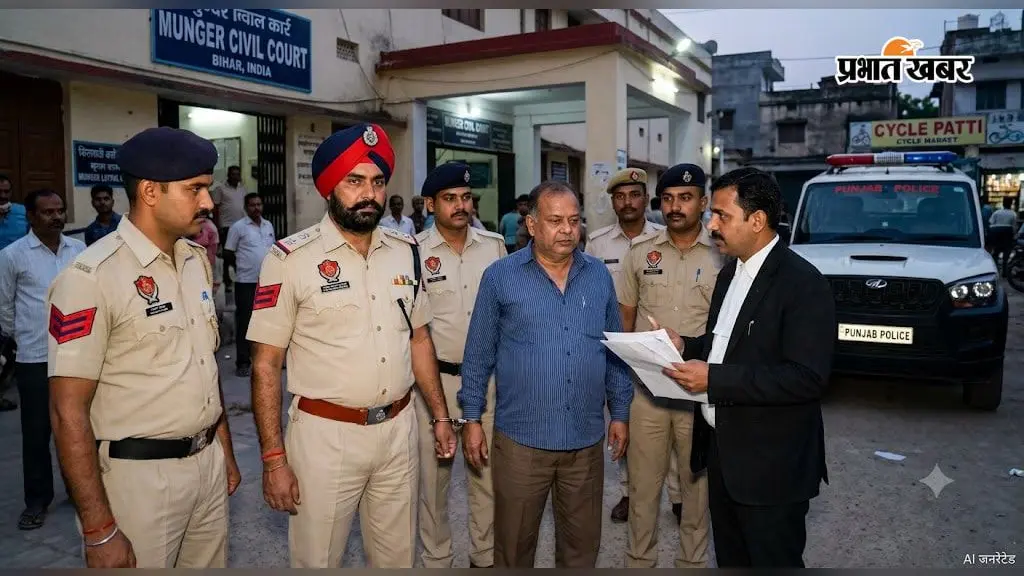 चेक बाउंस मामले में पंजाब पुलिस ने साइकिल दुकानदार को मुंगेर से गिरफ्तार किया