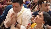Govinda के साथ बप्पा के दर्शन करने पहुंचीं रुमर्ड गर्लफ्रेंड, लौटते समय माथे पर दिखा सिंदूर, क्या दोनों ने कर ली शादी?