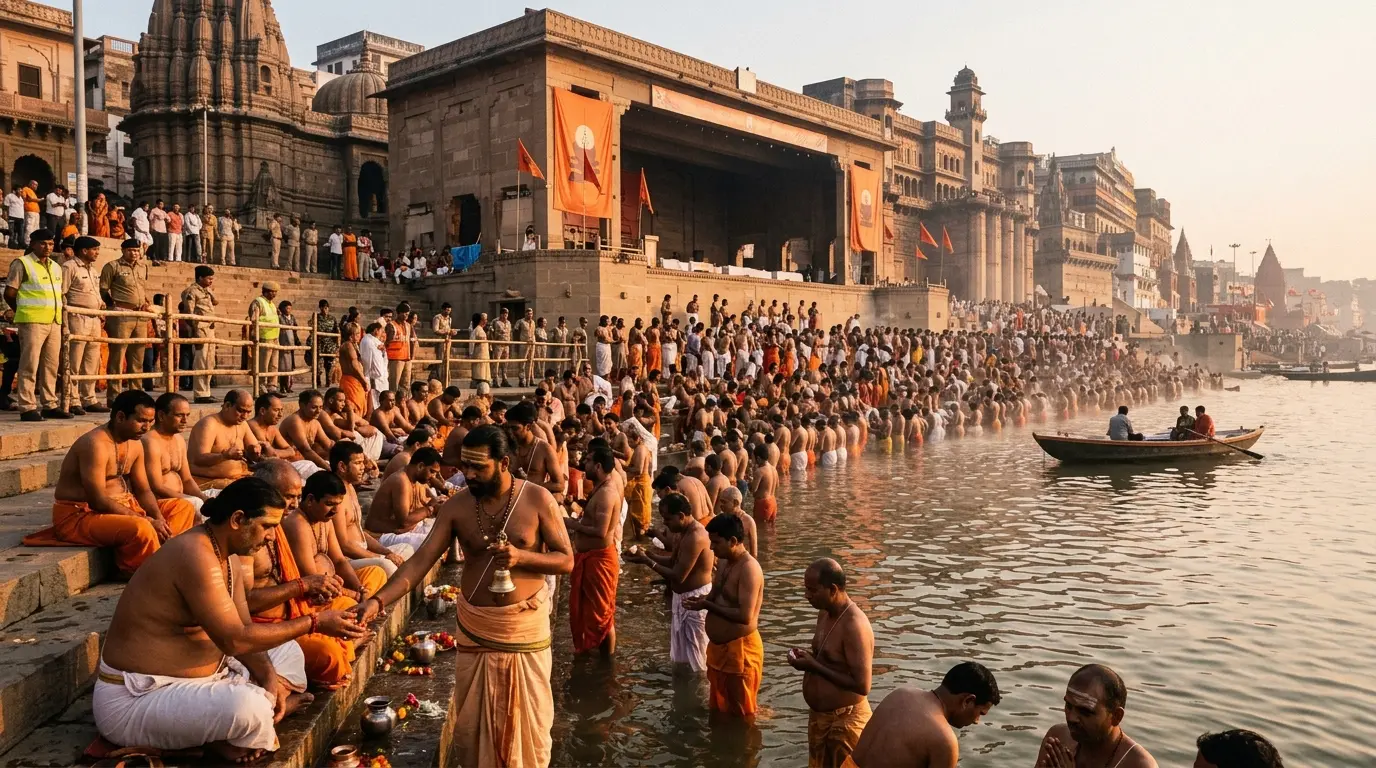 पितृपक्ष: गंगा तट पर गूंजे मंत्र, पूर्वजों को अर्पित की...