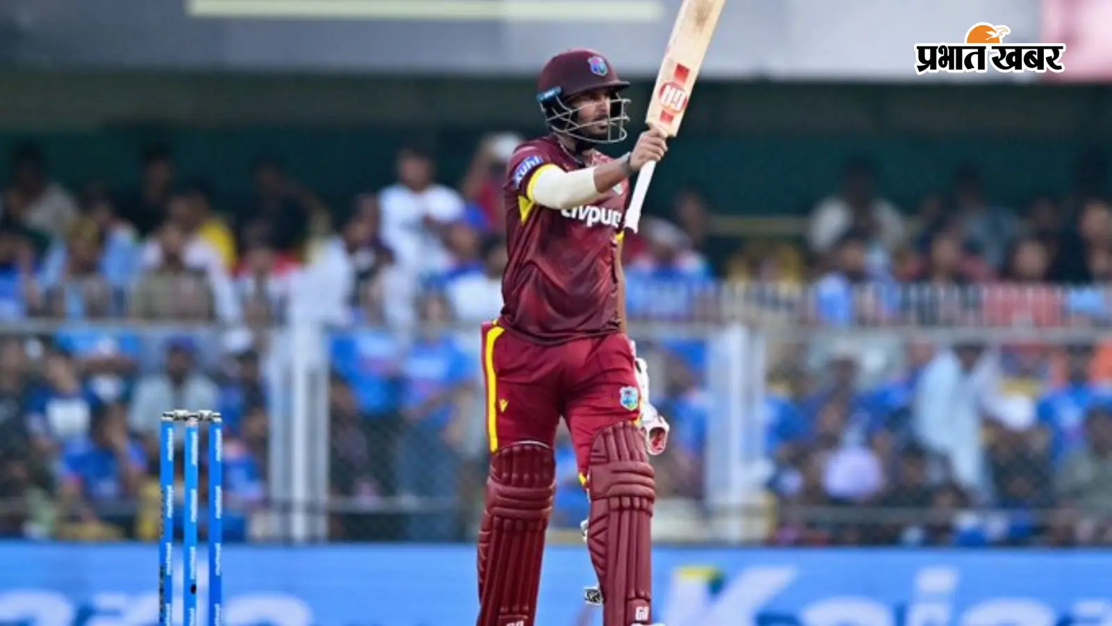 IND vs WI 2nd ODI LIVE: 41 ओवर के बाद वेस्टइंडीज का स्कोर 347/4,अमिर जांगू का शतक