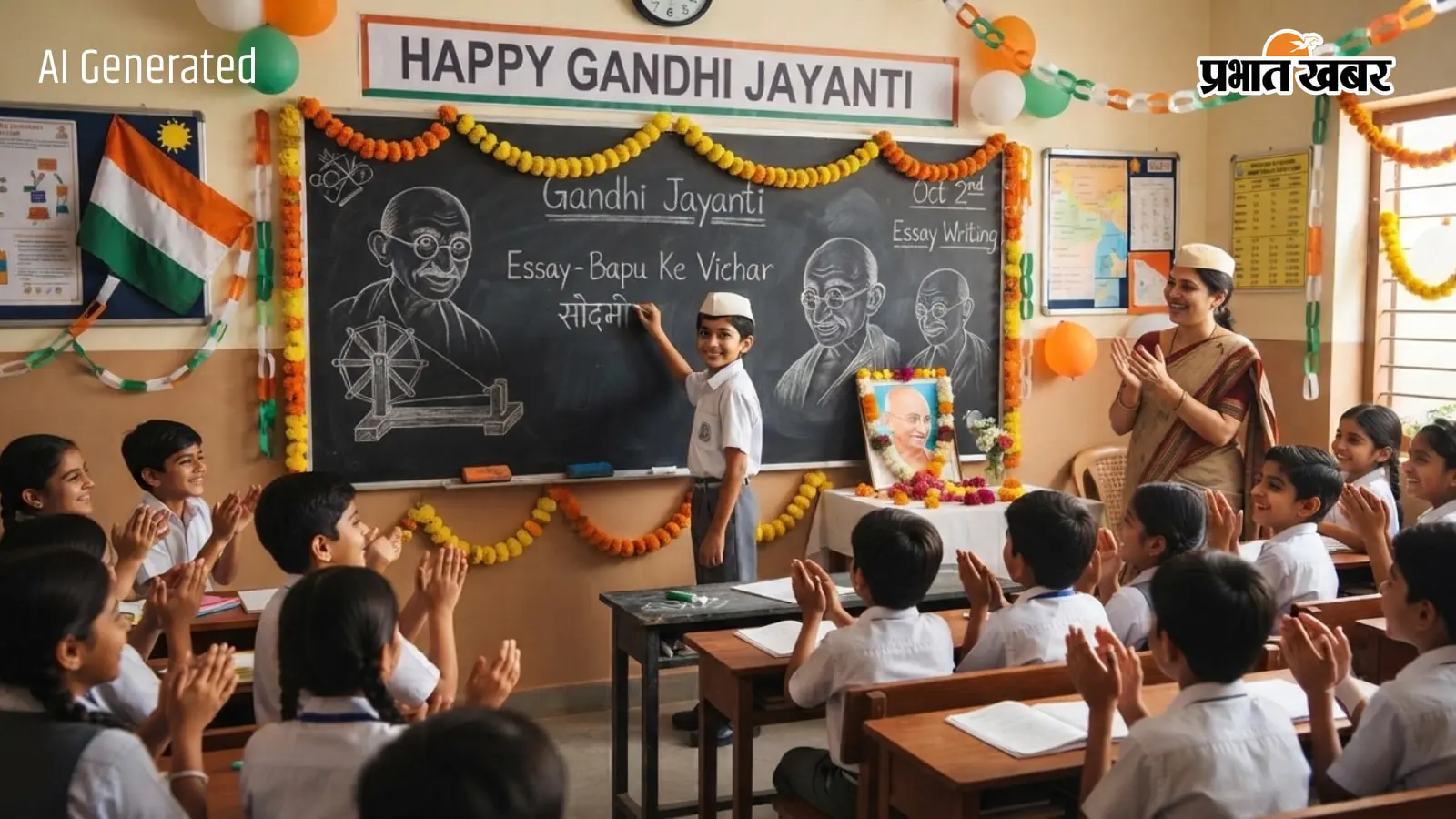गांधी जयंती पर स्कूल स्टूडेंट्स के लिए निबंध, पढ़कर टीचर्स बोलेंगे वेरी गुड