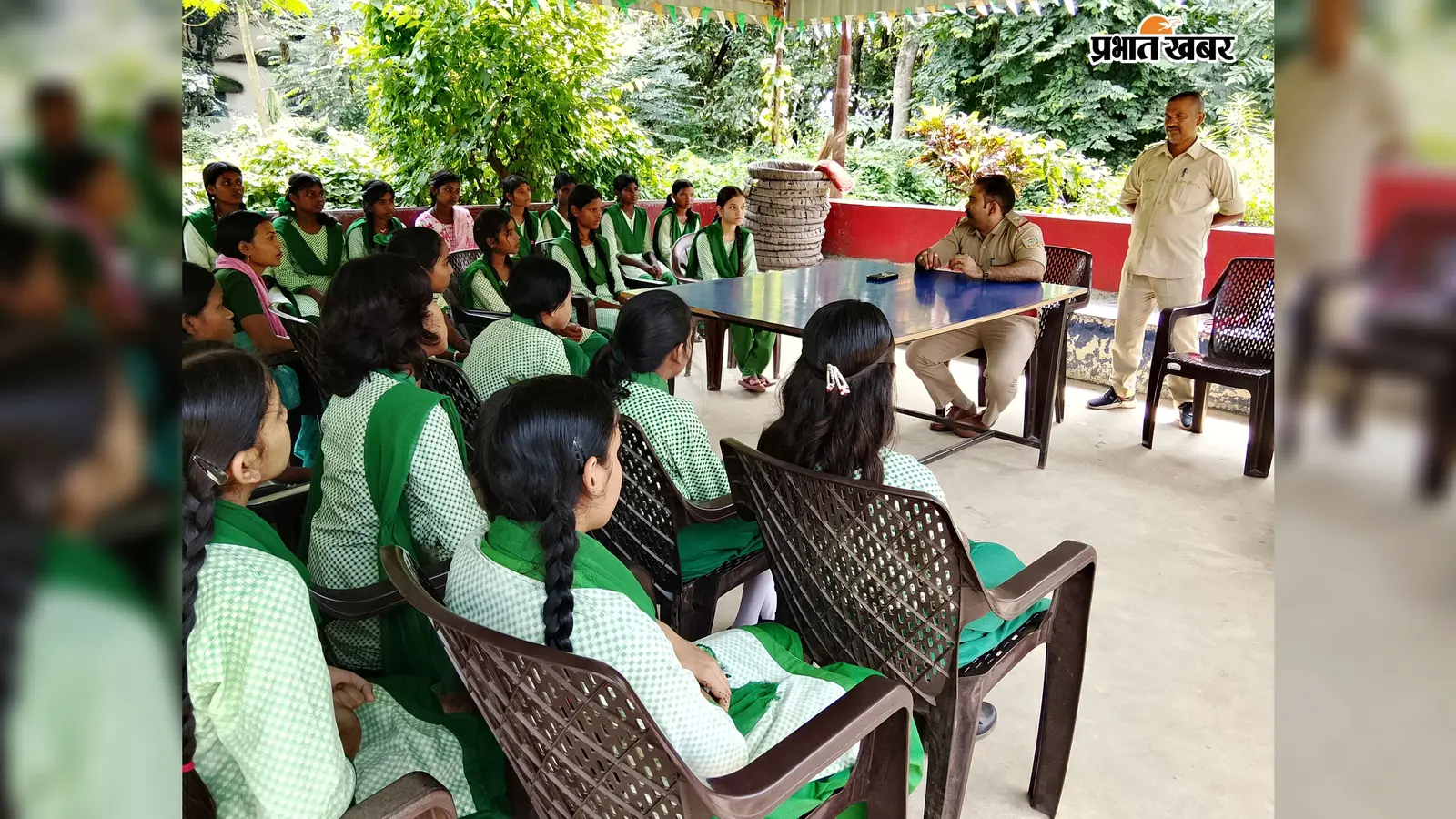 जामा थाना में छात्राओं को सुरक्षा का पाठ, साइबर अपराध से बचाव और कानूनी प्रक्रिया की दी जानकारी