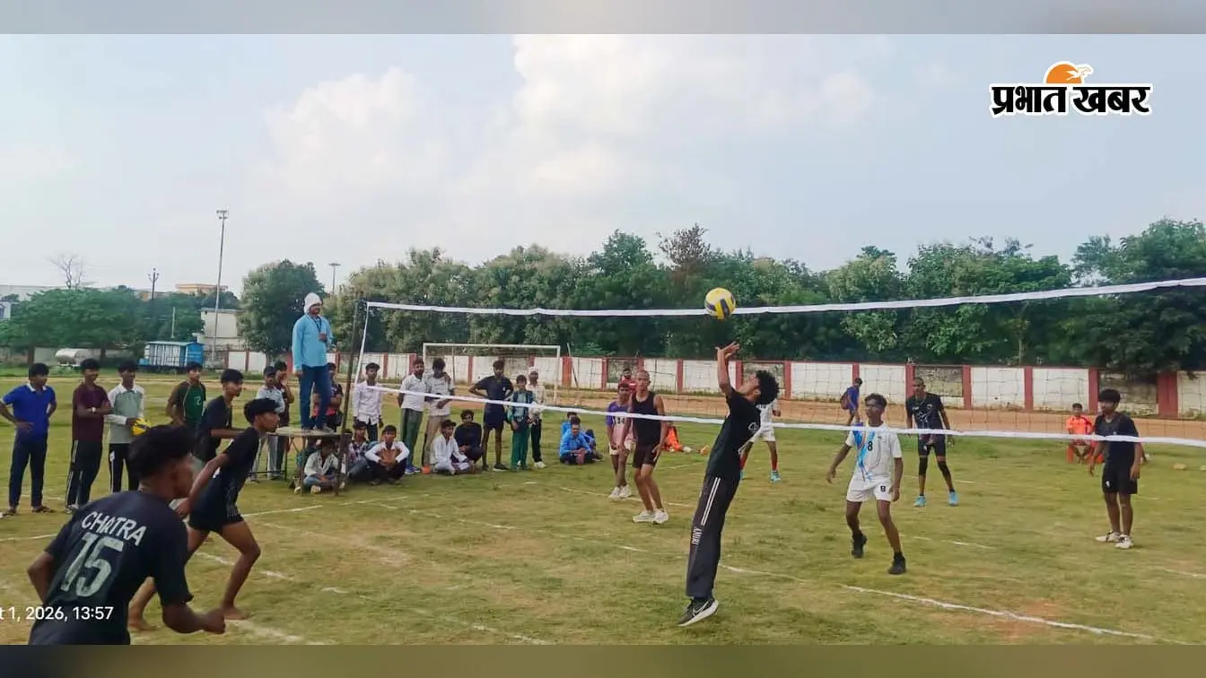 खेलो झारखंड में गिद्धौर की टीमों का दबदबा, वॉलीबॉल में दोनों वर्गों में बनी विजेता