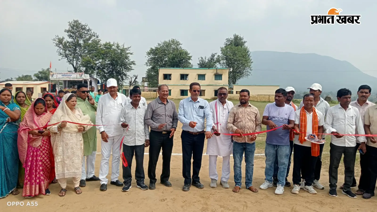 जिउतिया पर्व पर फुटबॉल टूर्नामेंट, राज स्पोर्टिंग क्लब तितिरमारवा ने जीता उद्घाटन मैच