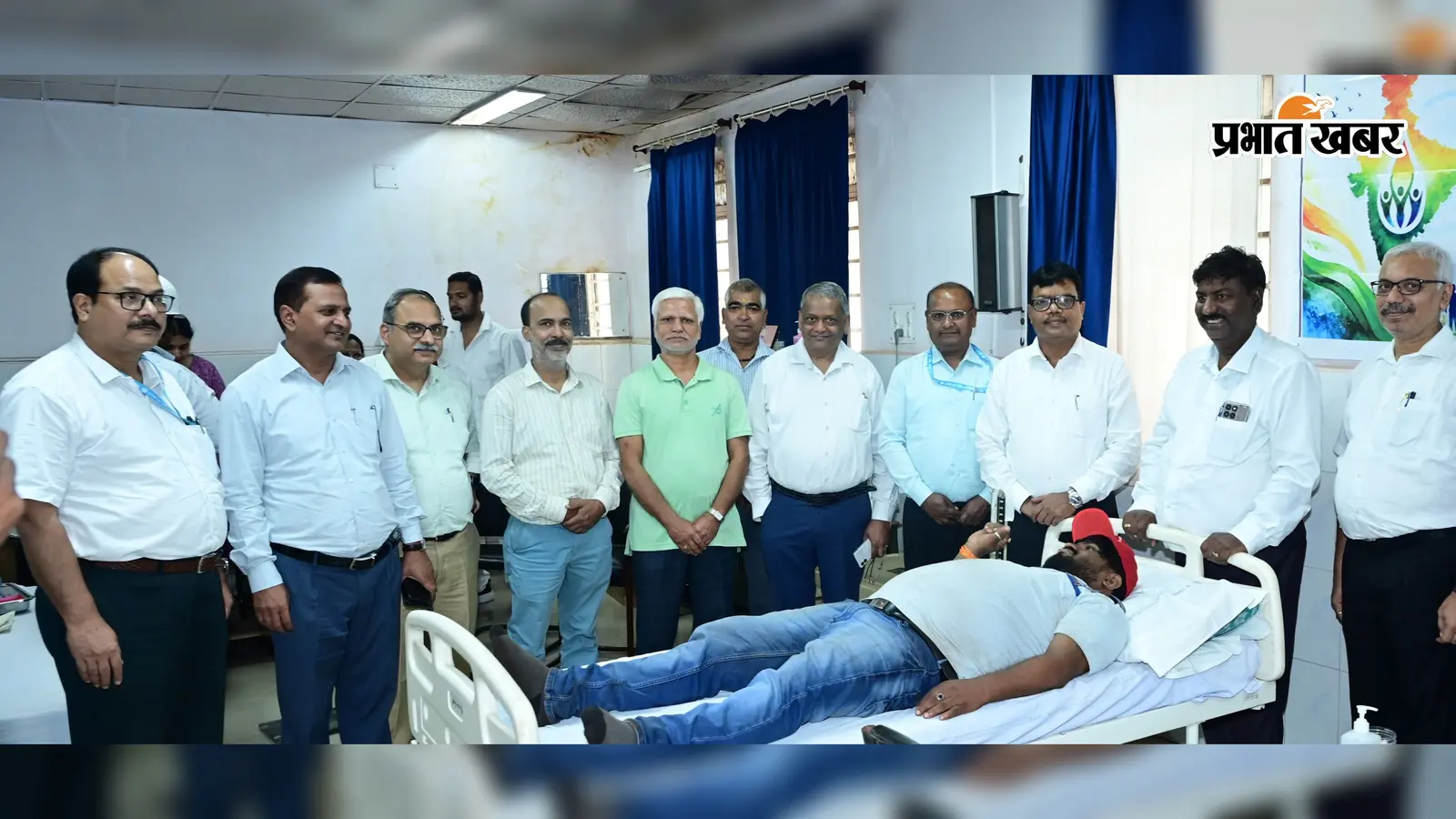 राष्ट्रीय स्वैच्छिक रक्तदान दिवस: बीएसएल कर्मियों ने किया 30 यूनिट रक्तदान, अधिकारियों ने संभाला मोर्चा