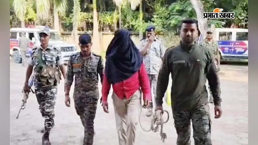 बिहार के 50 हजार के इनामी अपराधी झारखंड के हंटरगंज में धराया