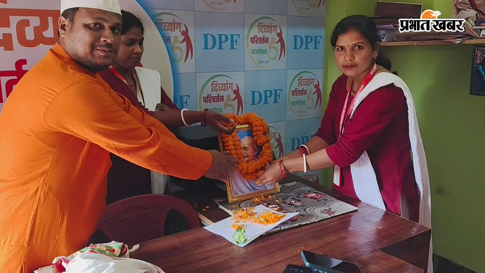 दिव्यांग परिवर्तन फाउंडेशन में गांधी जयंती, सामाजिक सद्भाव और समानता का दिया संदेश