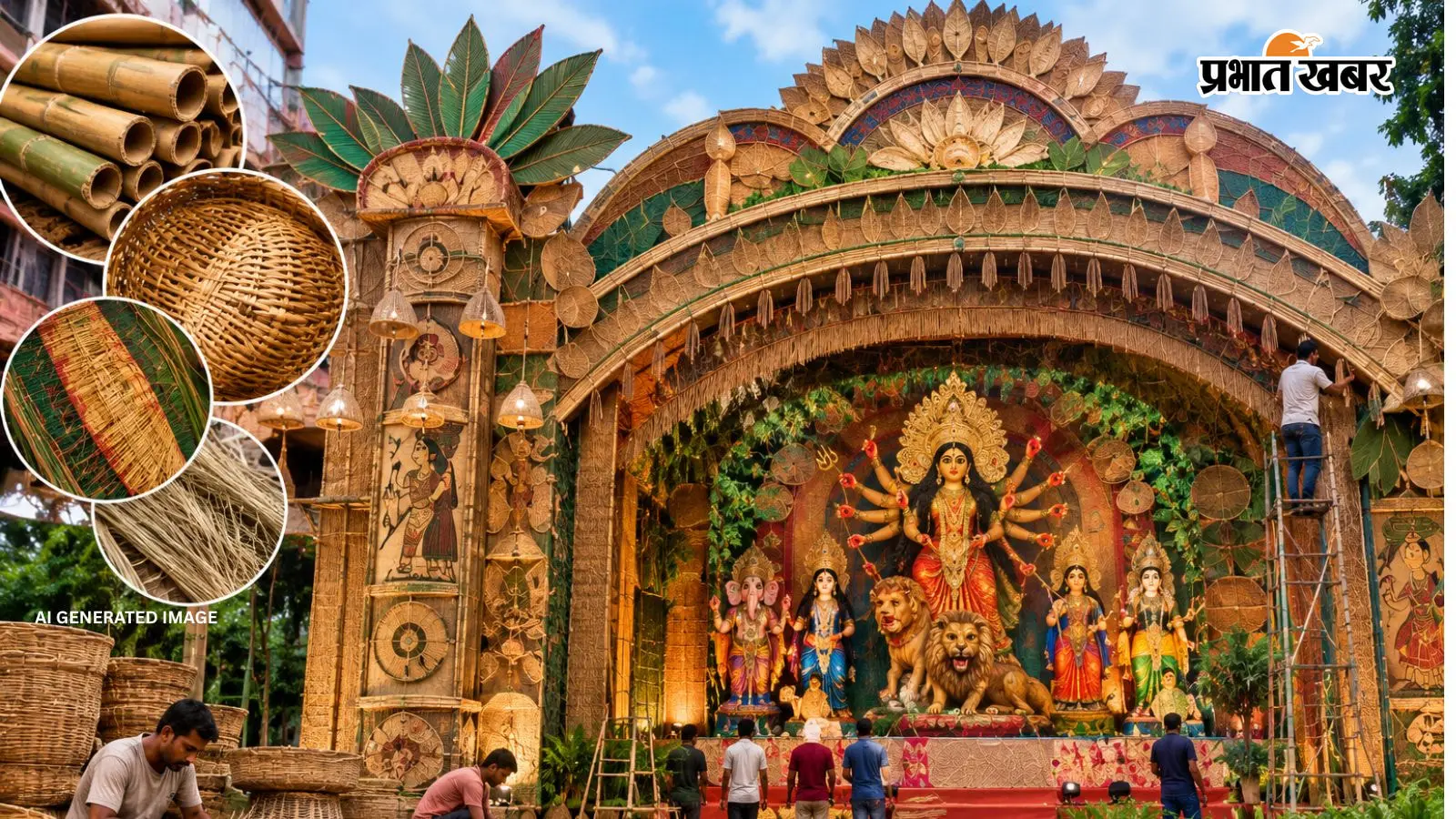 दुर्गा पूजा को लेकर खूंटी में धूम, थाना परिसर में आज होगी शांति समिति की बैठक