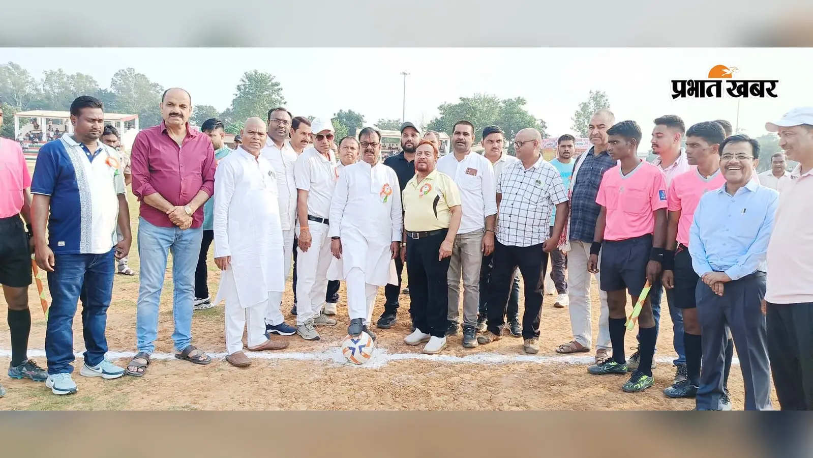 शहीद विनय भारती फुटबॉल टूर्नामेंट शुरू, रांची ने गया को 2-0 से हराया