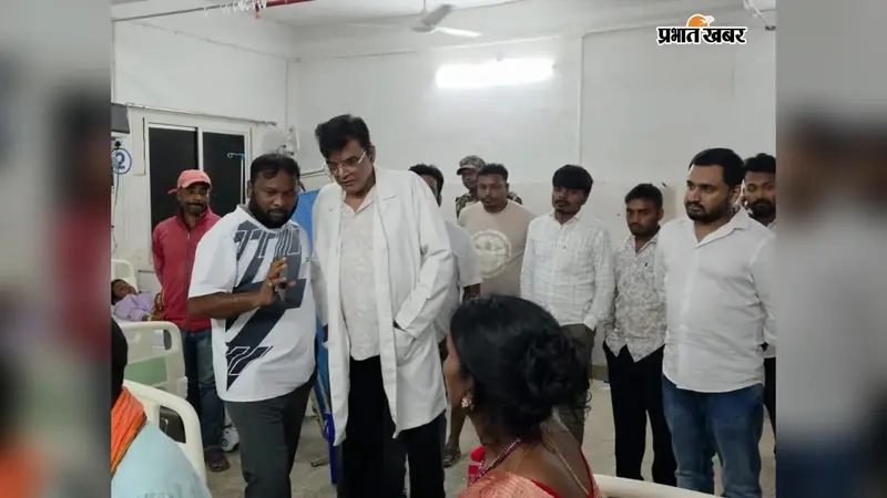 रानी फॉल घूमकर लौटे तिलमी स्कूल के 60 बच्चों की बिगड़ी तबीयत, मेडिकल टीम कर रही कैंप