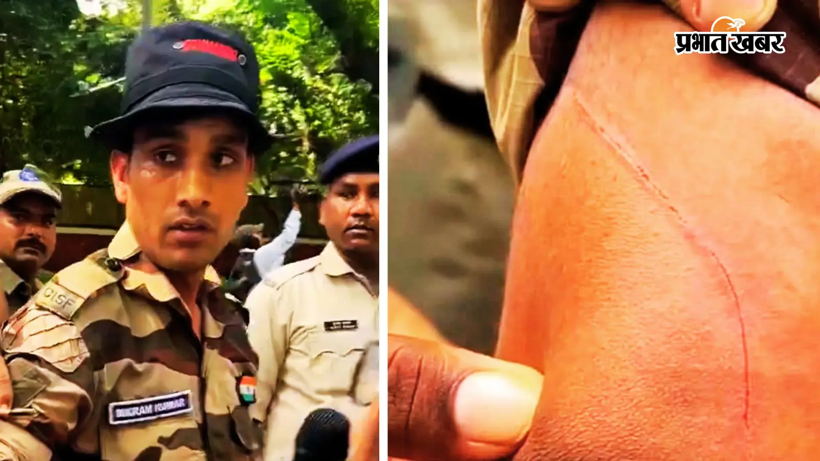जंतर मंतर पर NSUI का विरोध प्रदर्शन, CISF जवान पर जानलेवा हमला