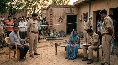 हार्ट अटैक बताकर दफना दिया पति का शव, गले के निशान ने खोला राज; प्रेमी संग हत्या का आरोप, पत्नी के कबूलनामे का वीडियो