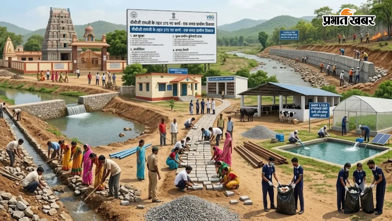 वीबीजी राम जी से 375 तरह के होंगे काम, अधिसूचना जारी
