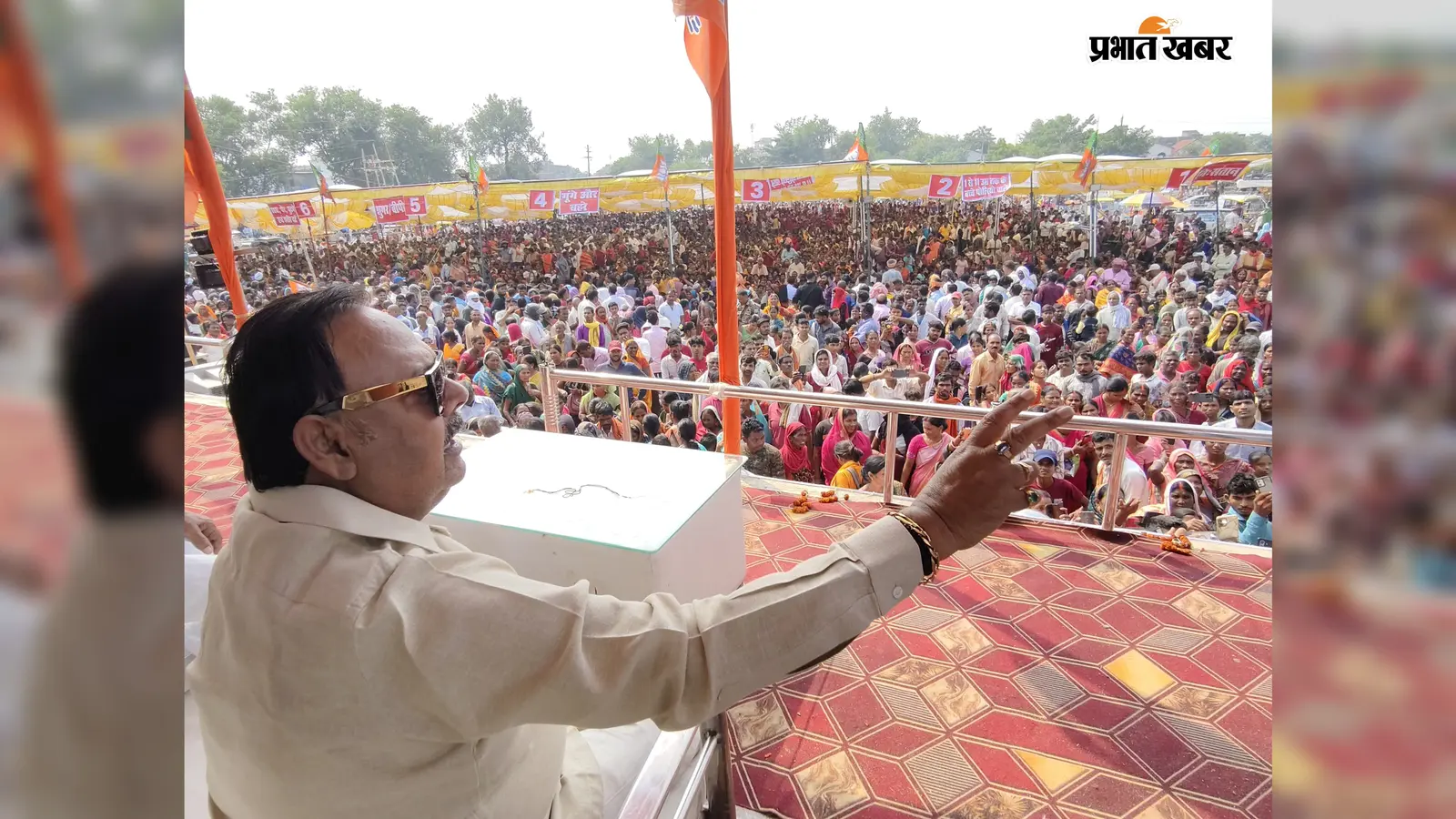 काली कंबल वाले बाबा के आरोग्य शिविर में सातवें दिन भी उमड़ी रिकॉर्ड भीड़