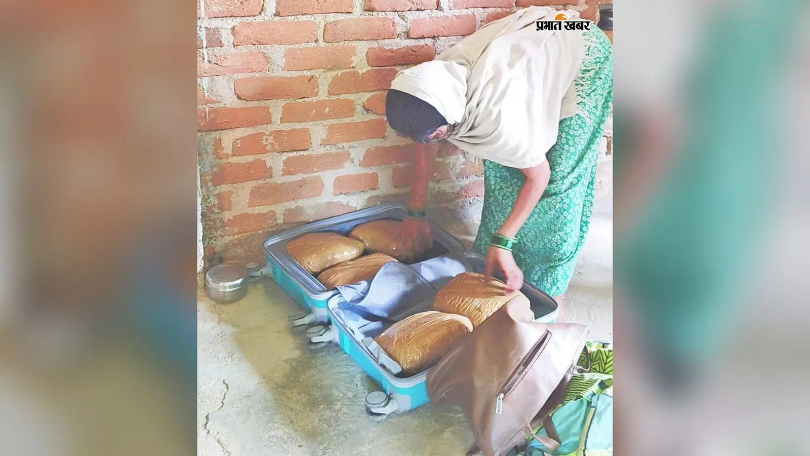 चौपारण में महिला गिरफ्तार, ट्रॉली बैग से पांच किलो गांजा बरामद