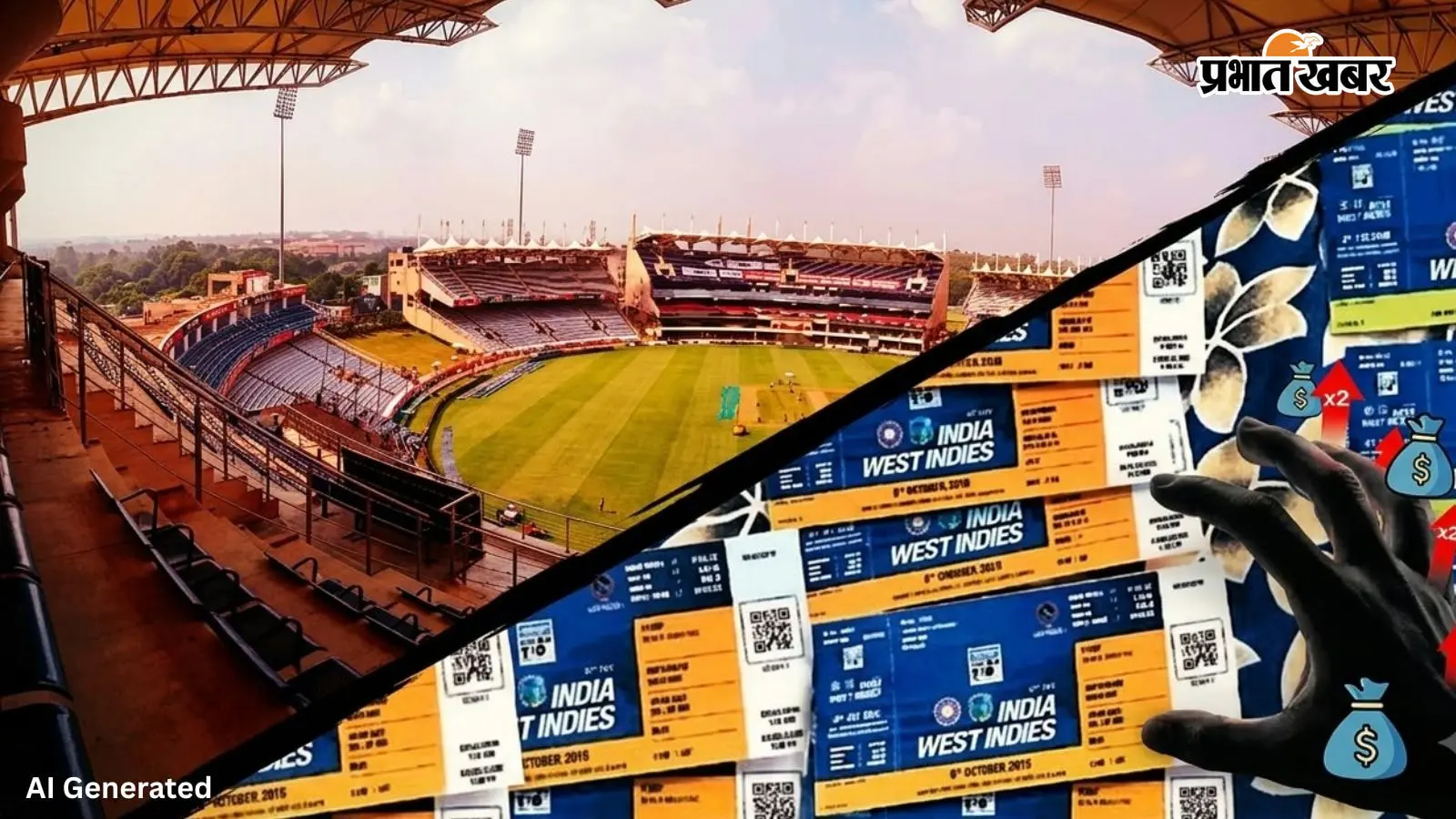 JSCA Stadium: असली फैंस परेशान, बिचौलियों के पास टिकटों का जखीरा; बोले- ‘जितने चाहिए, उतने मिलेंगे’
