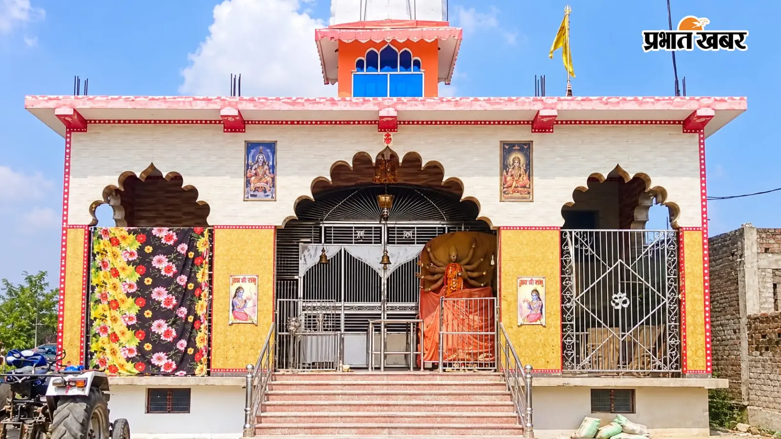 32 गांवों की आस्था का केंद्र,पथरगामा में दुर्गा पूजा की तैयारी तेज