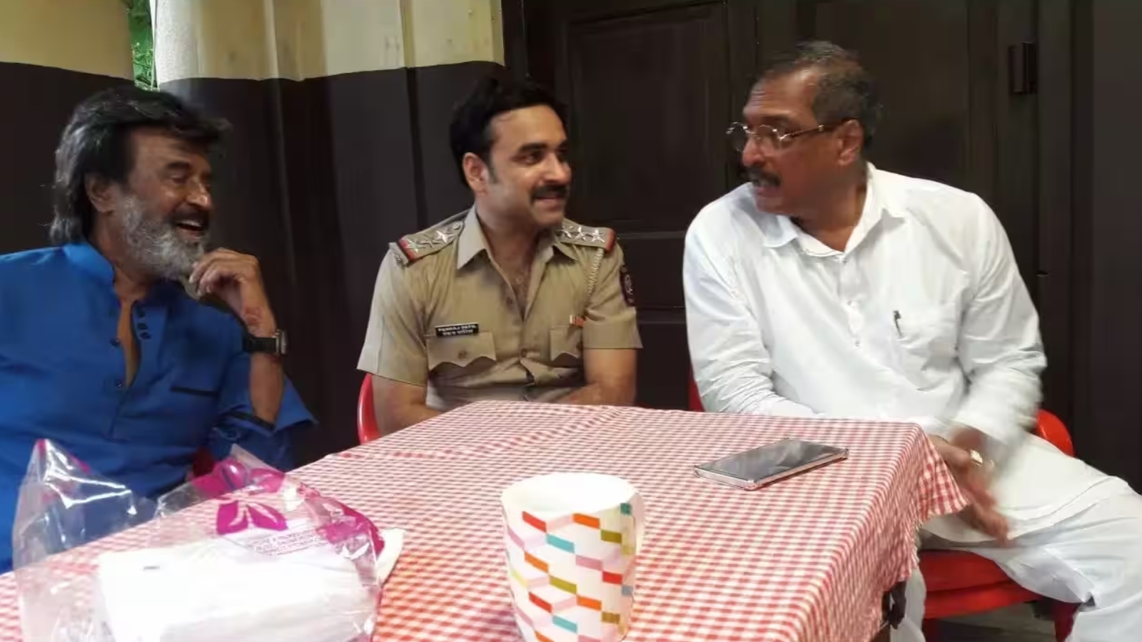 रजनीकांत, पंकज त्रिपाठी और नाना पाटेकर, फोटो- इंस्टाग्राम