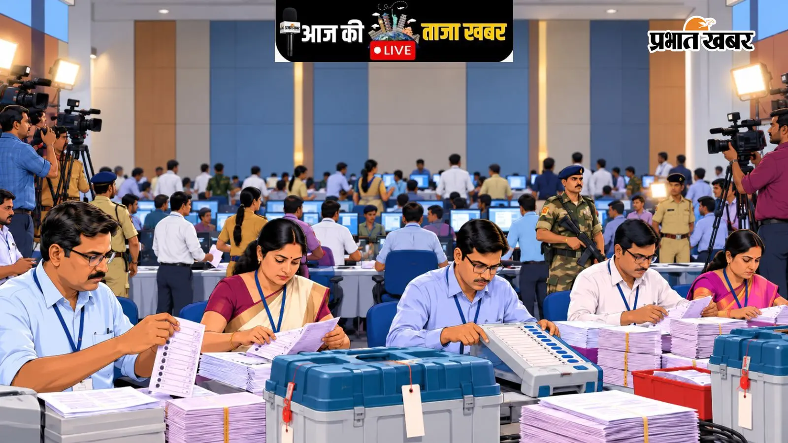 Aaj Ki Taza Khabar: नंदीग्राम से नगांव तक 6 सीटों का फैसला आज, उपचुनाव की वोटों की गिनती जारी