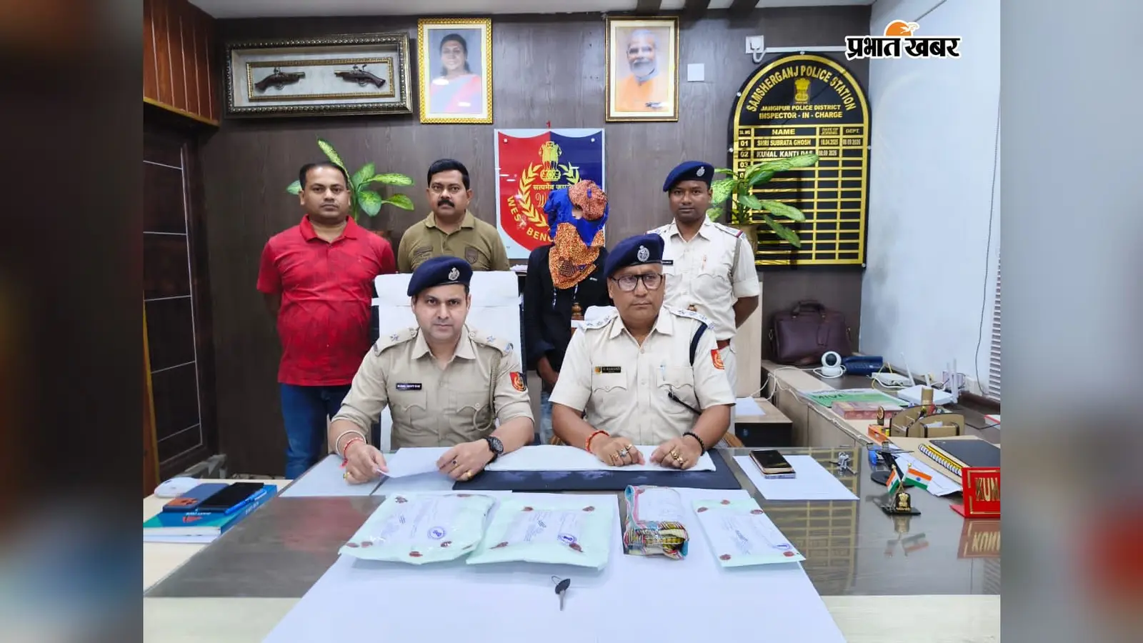समशेरगंज में 1 किलो से अधिक हेरोइन के साथ 19 वर्षीय युवक गिरफ्तार