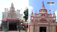 Photo Story: पूर्णिया शहर में दुर्गापूजा पंडालों में कहीं हैदराबाद के मंदिर के गुंबज तो कहीं श्रीराम के धनुष की झलक